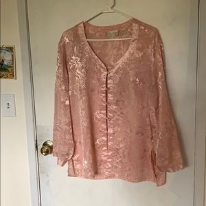 🎀SILK PAJAMA TOP🎀